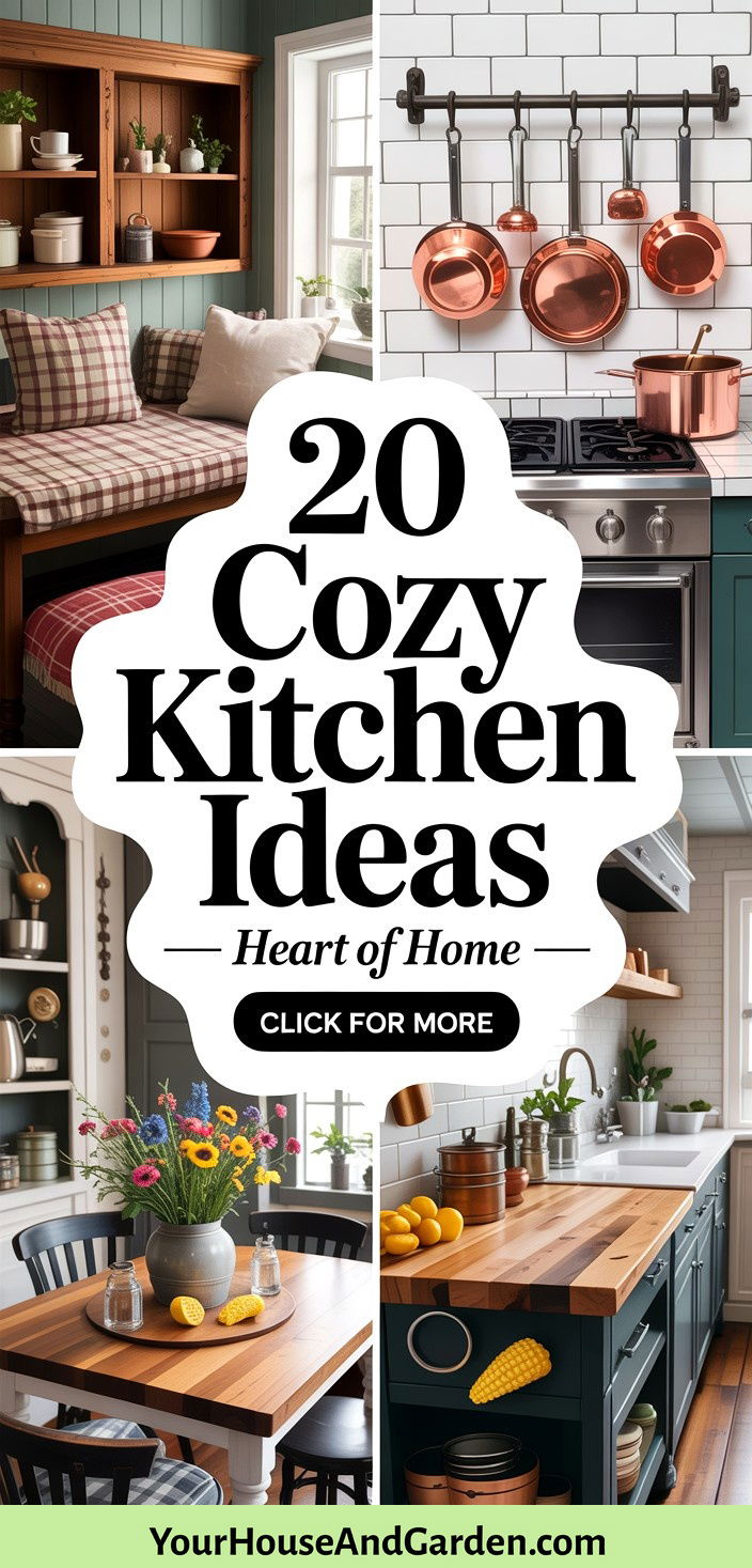 20 Cozy Kitchen Ideas for a Warm and Functional Space - 20 Cozy Kitchen Ideas for a Warm & Functional Space