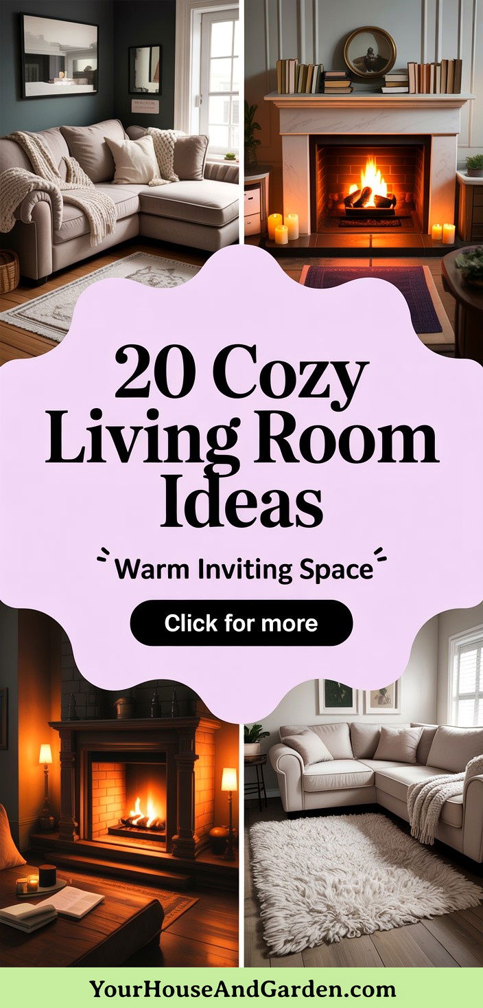 20 Cozy Living Room Ideas for a Warm and Inviting Space - 20 Cozy Living Room Ideas for a Warm & Inviting Space
