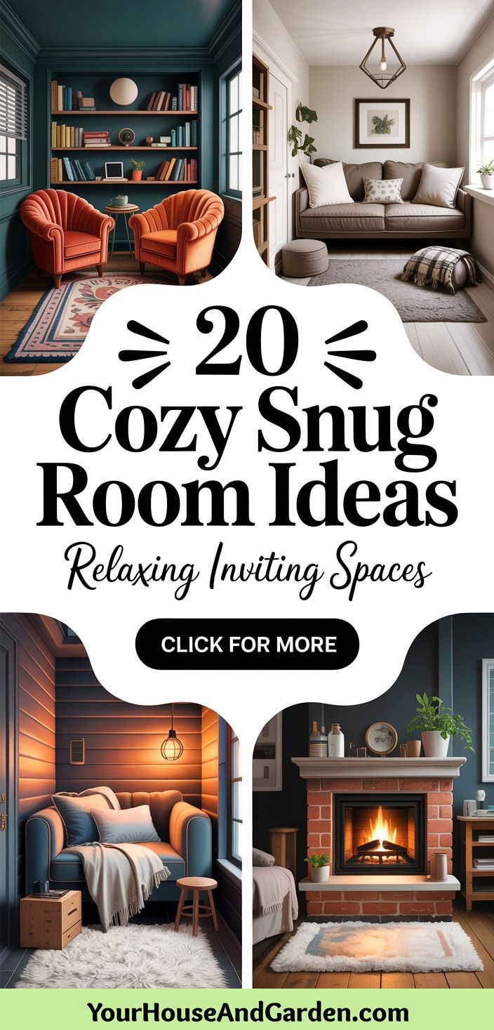 20 Cozy Snug Room Ideas for a Relaxing and Inviting Space - 20 Cozy Snug Room Ideas for a Relaxing and Inviting Space