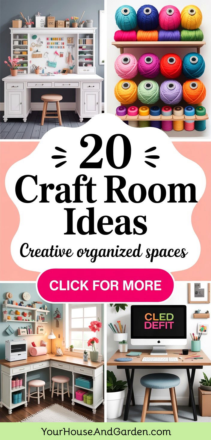 20 Craft Room Ideas for Creative and Organized Spaces - 20 Craft Room Ideas for Creative and Organized Spaces