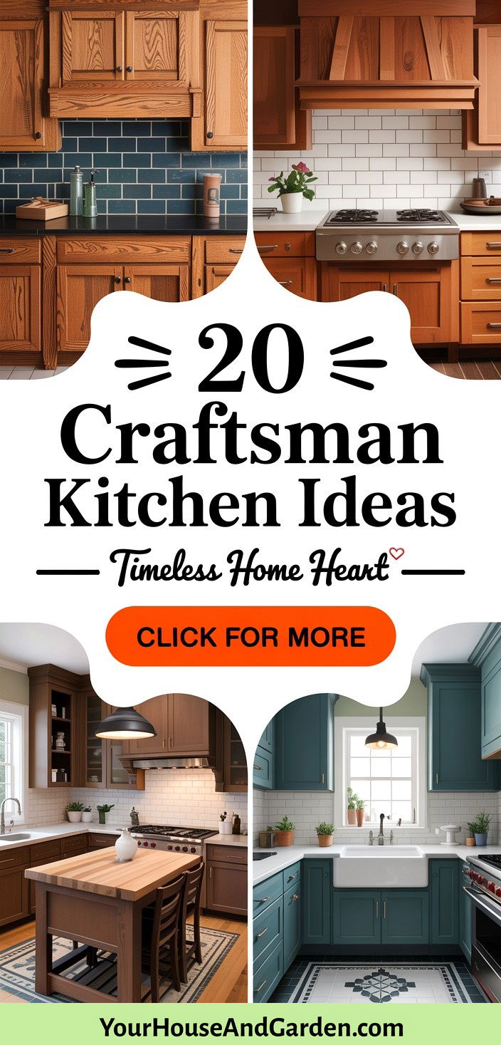 20 Craftsman Kitchen Ideas with Timeless Charm - 20 Craftsman Kitchen Ideas with Timeless Charm