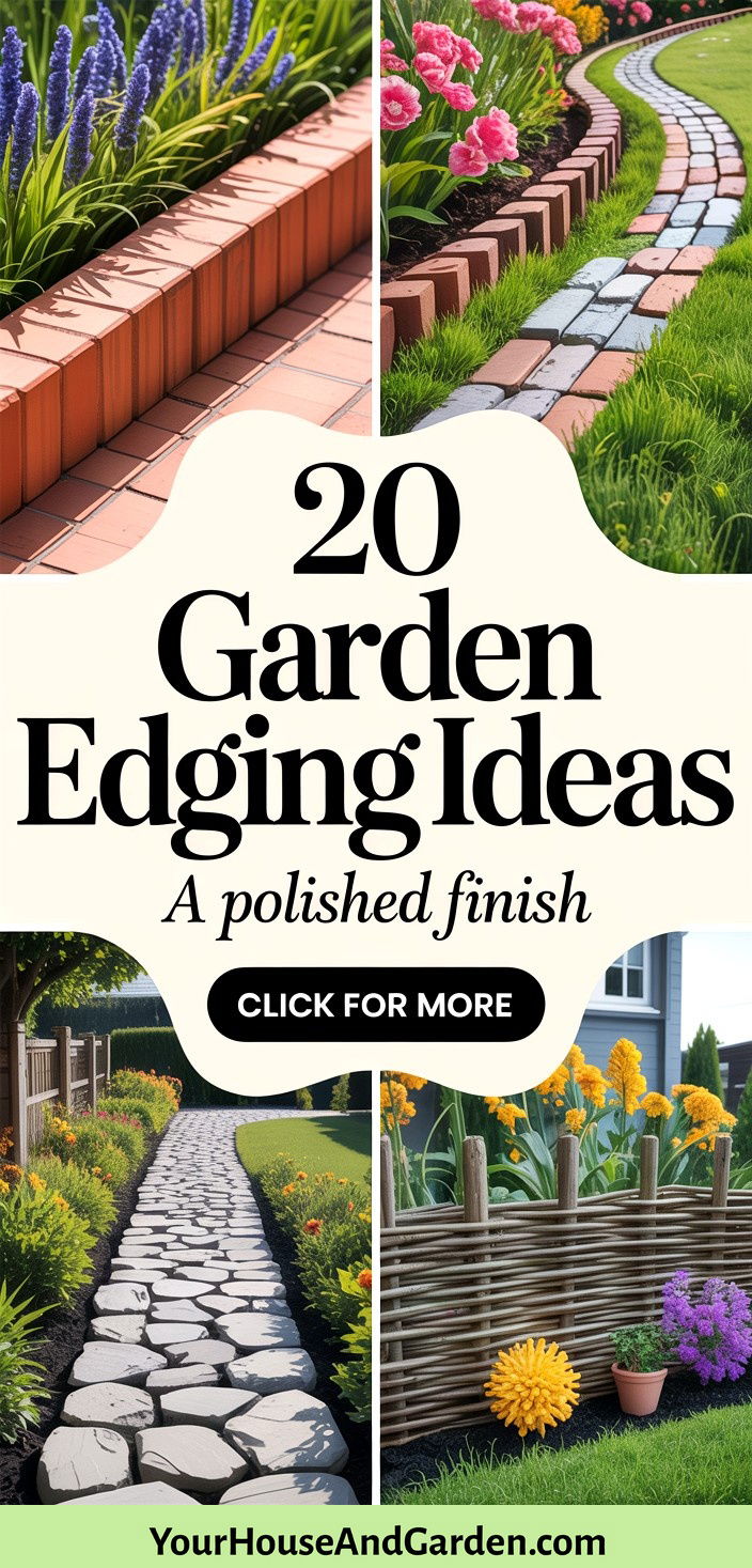 20 Creative Garden Edging Ideas for a Polished Look - 20 Creative Garden Edging Ideas for a Polished Look