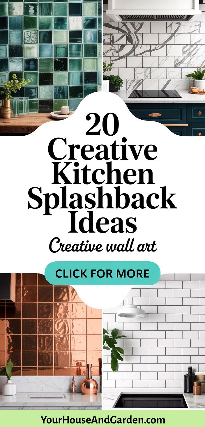 20 Creative Kitchen Splashback Ideas For Your Home - 20 Creative Kitchen Splashback Ideas For Your Home