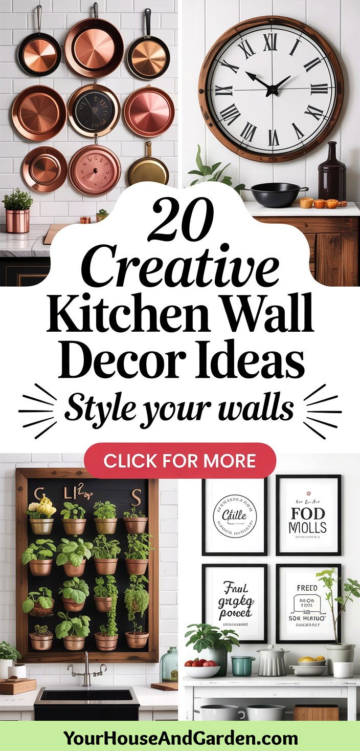 20 Creative Kitchen Wall Decor Ideas for Inspiration - 20 Creative Kitchen Wall Decor Ideas for Inspiration