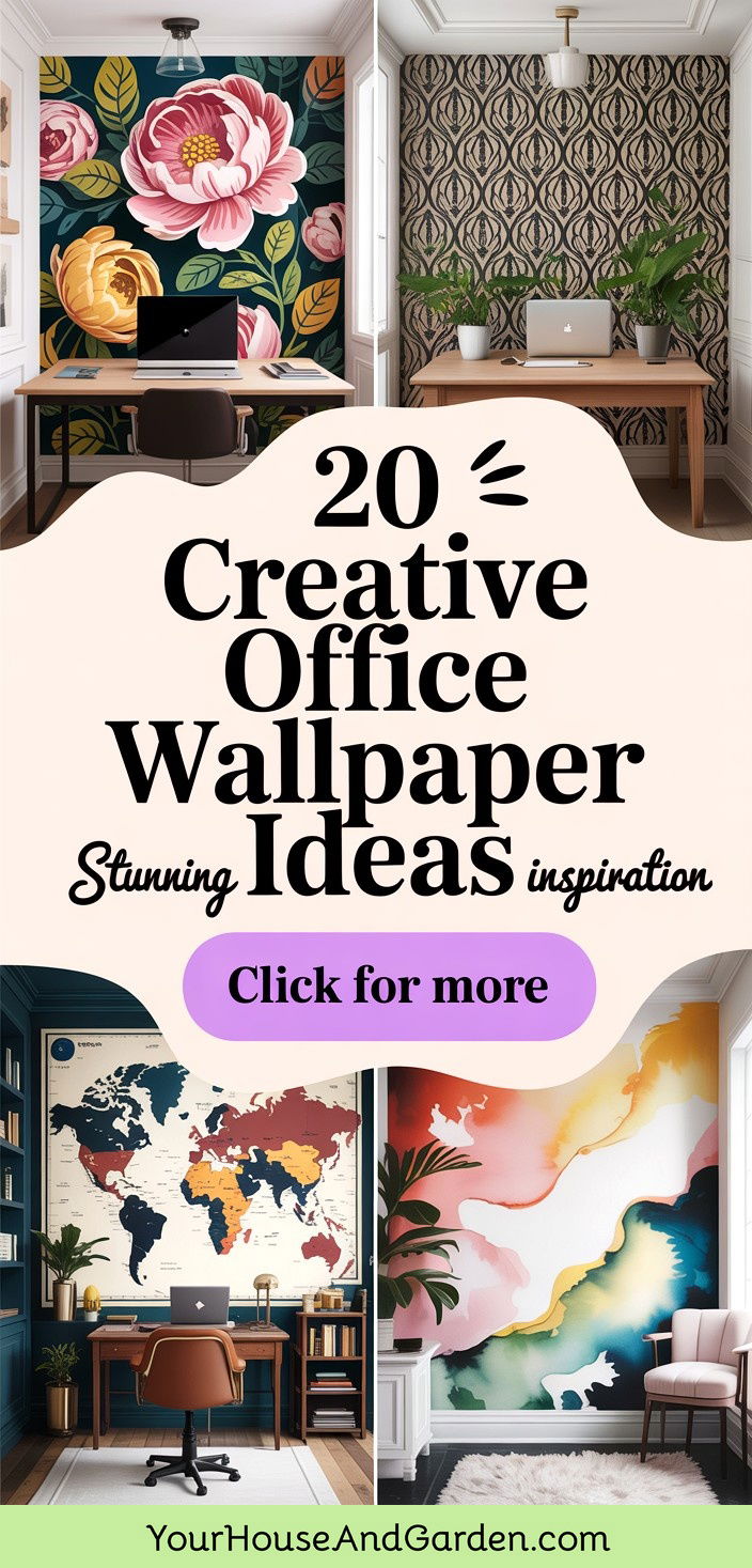 20 Creative Office Wallpaper Ideas for a Stunning Workspace - 20 Creative Office Wallpaper Ideas for a Stunning Workspace
