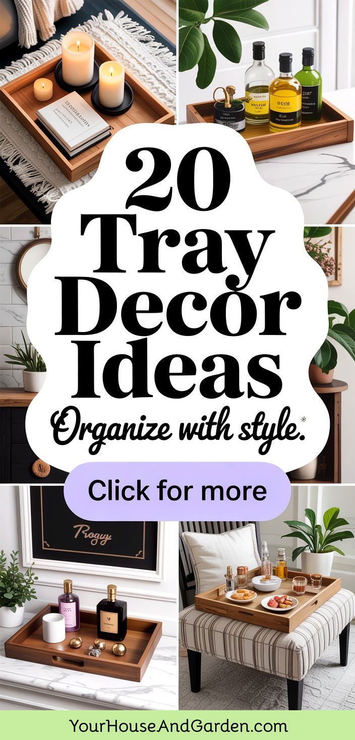 20 Creative Tray Decor Ideas for Stylish Home Organization and Display - 20 Creative Tray Decor Ideas for Stylish Home Organization & Display