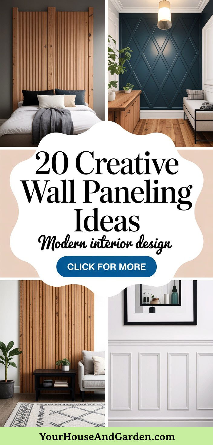20 Creative Wall Paneling Ideas for Modern Interior Design - 20 Creative Wall Paneling Ideas for Modern Interior Design