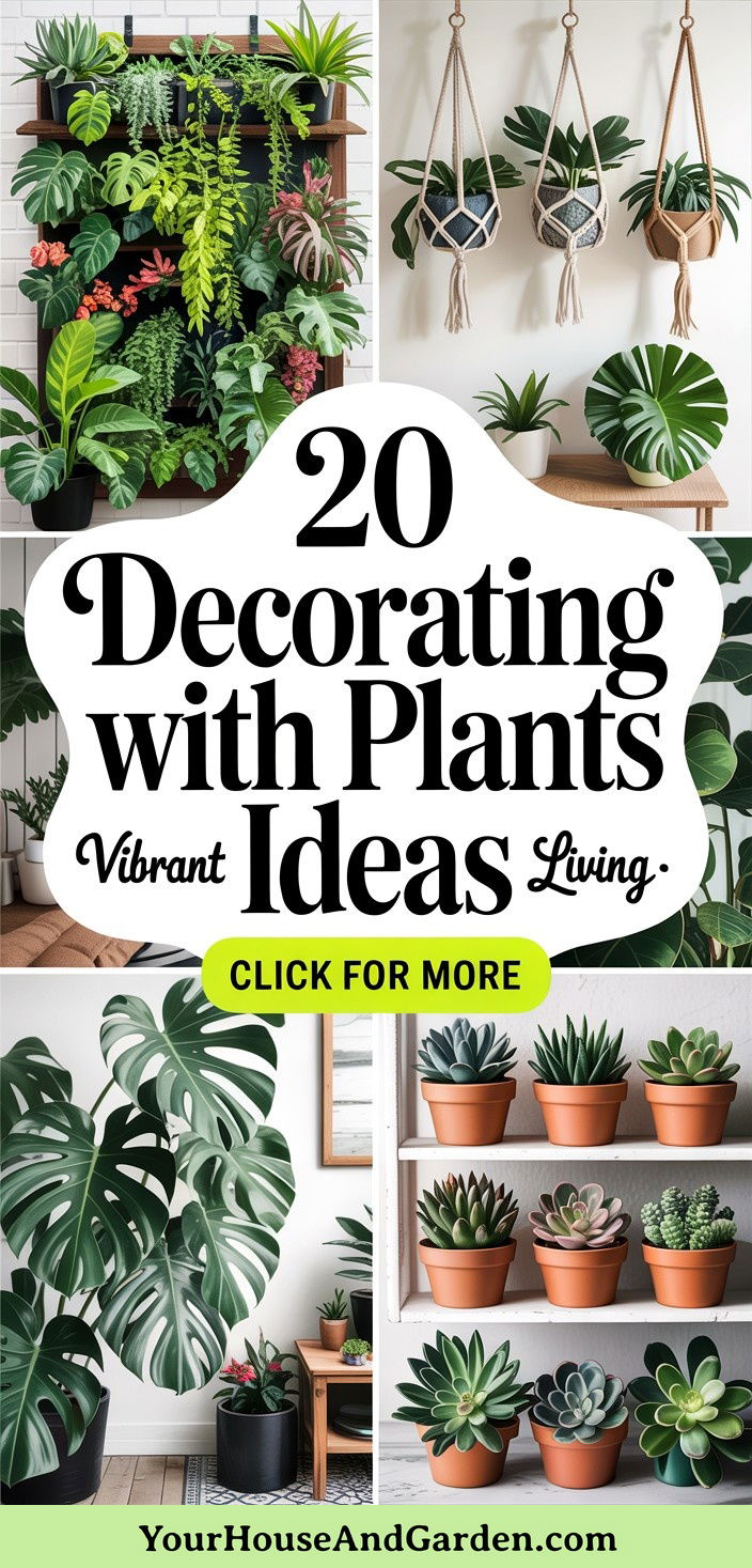 20 Creative Ways Decorating With Plants for Vibrant Spaces - 20 Creative Ways Decorating With Plants for Vibrant Spaces
