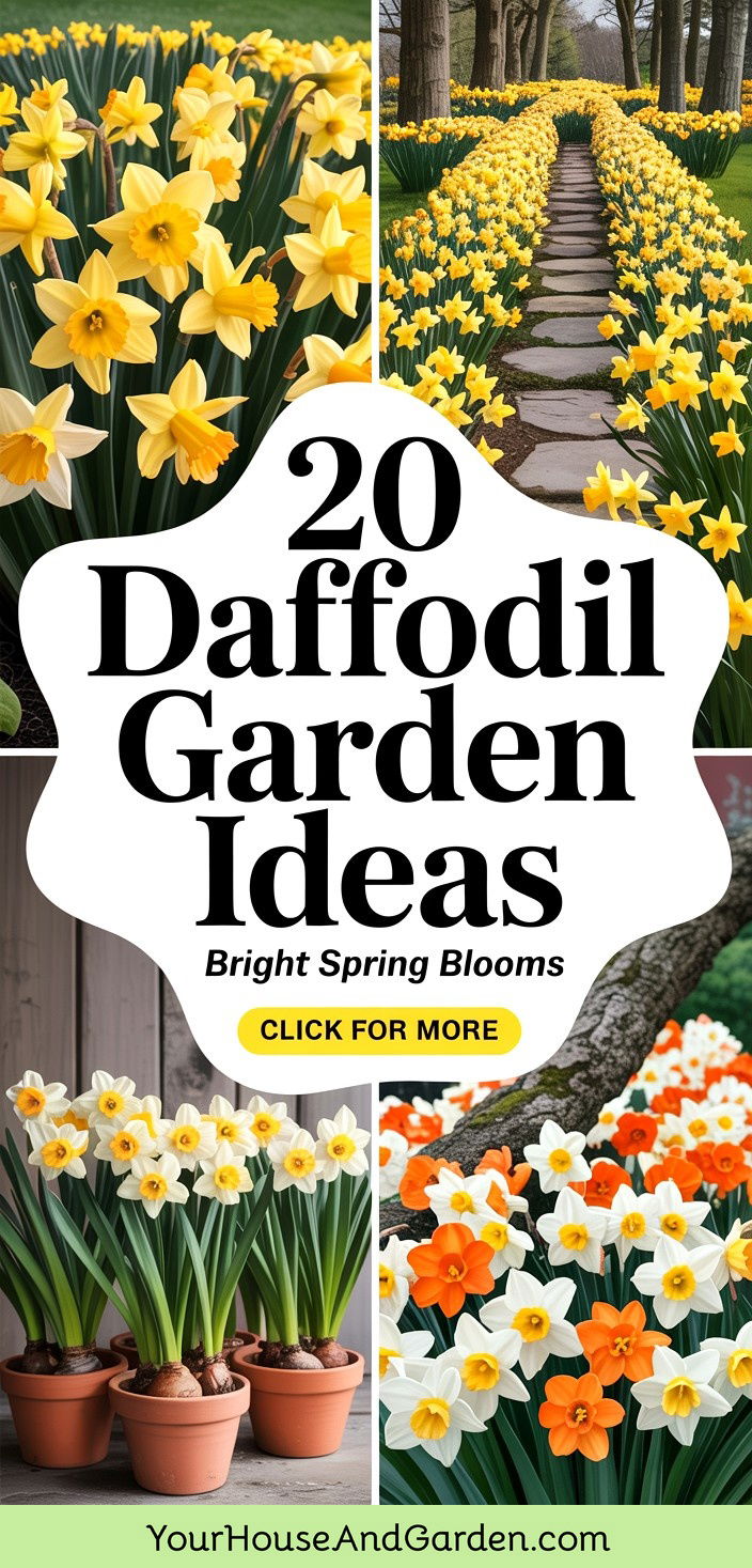 20 Daffodil Garden Ideas Bright Spring Flower Inspiration