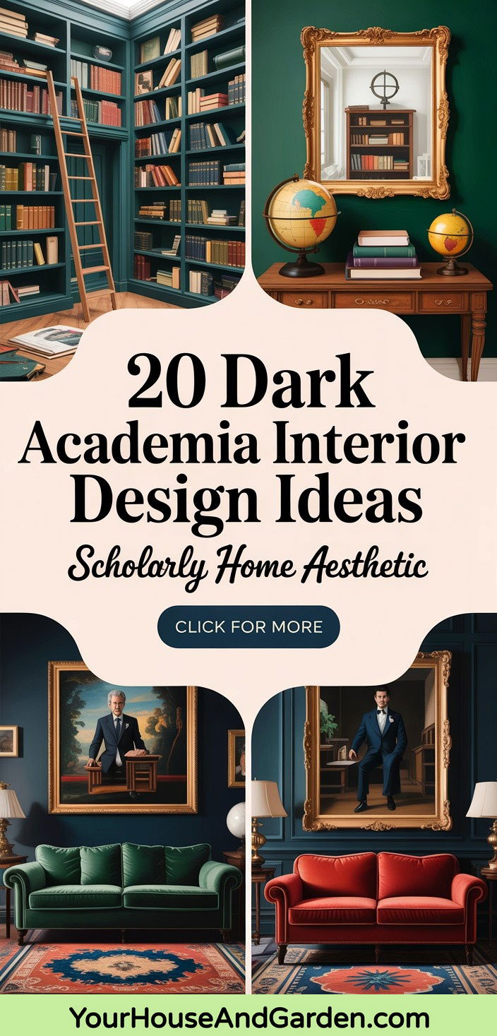 20 Dark Academia Interior Design Ideas for a Scholarly Home - 20 Dark Academia Interior Design Ideas for a Scholarly Home