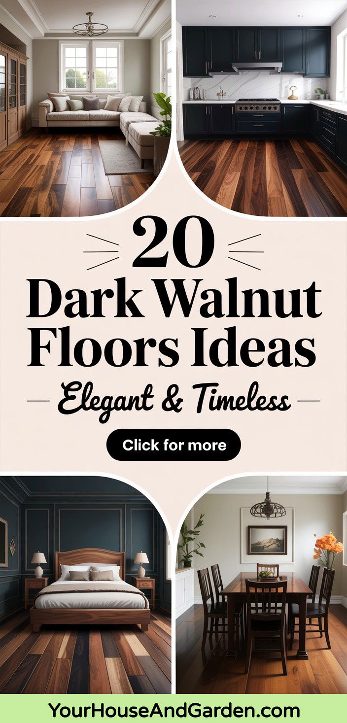 20 Dark Walnut Floors for Rooms Elegant and Timeless Looks