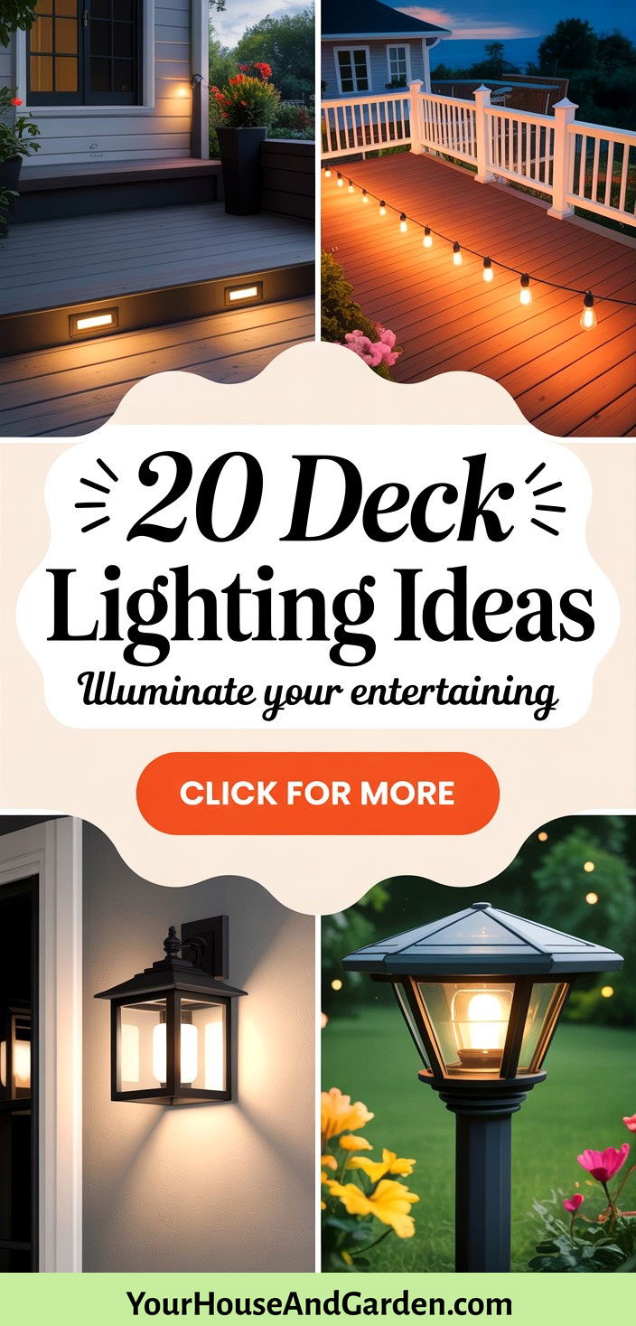 20 Deck Lighting Ideas Illuminate Your Outdoor Entertaining