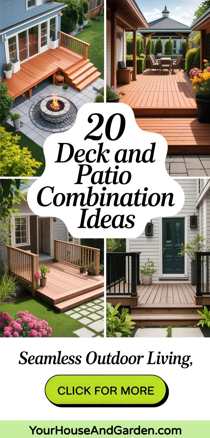 20 Deck and Patio Combination Ideas Seamless Outdoor Living