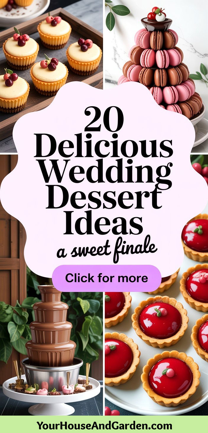 20 Delicious Wedding Dessert Ideas to Sweeten Your Celebration - 20 Delicious Wedding Dessert Ideas to Sweeten Your Celebration