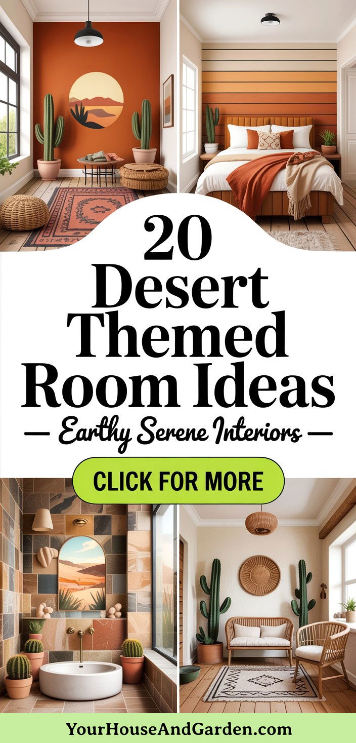 20 Desert Themed Room Ideas for Earthy Serene Interiors - 20 Desert Themed Room Ideas for Earthy, Serene Interiors