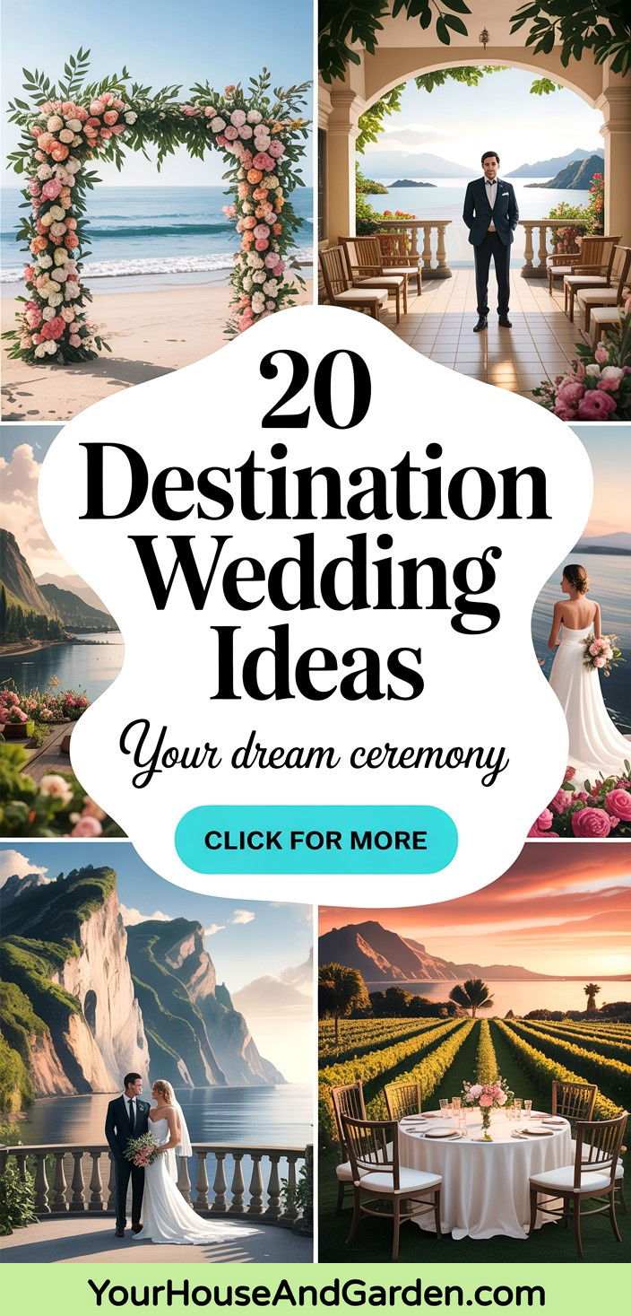 20 Destination Wedding Ideas for Your Dream Ceremony - 20 Destination Wedding Ideas for Your Dream Ceremony