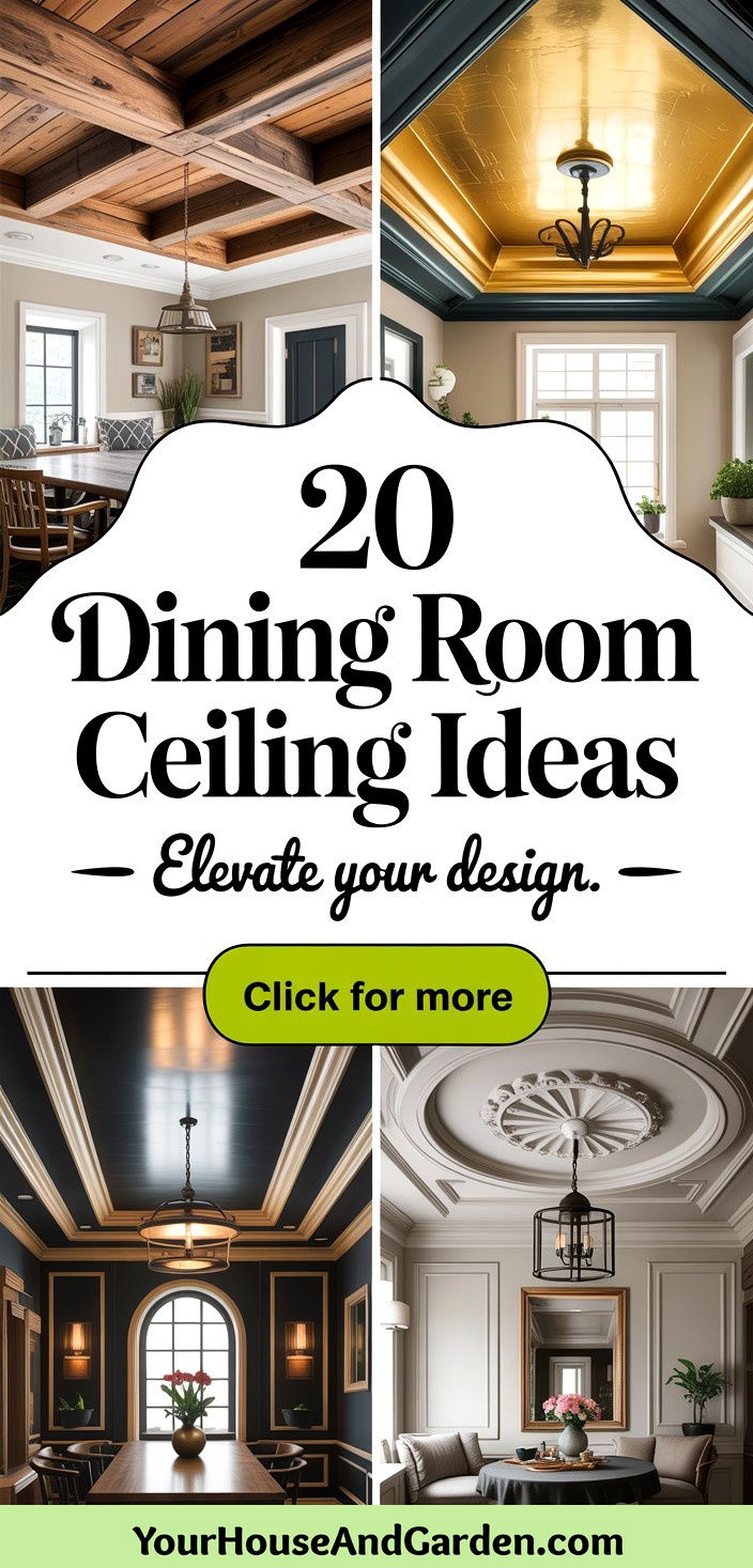 20 Dining Room Ceiling Ideas to Elevate Your Space Design - 20 Dining Room Ceiling Ideas to Elevate Your Space Design