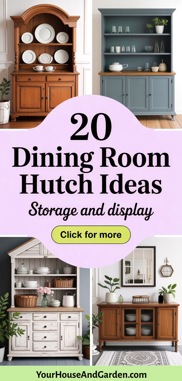 20 Dining Room Hutch Ideas for Storage and Display Solutions - 20 Dining Room Hutch Ideas for Storage and Display Solutions