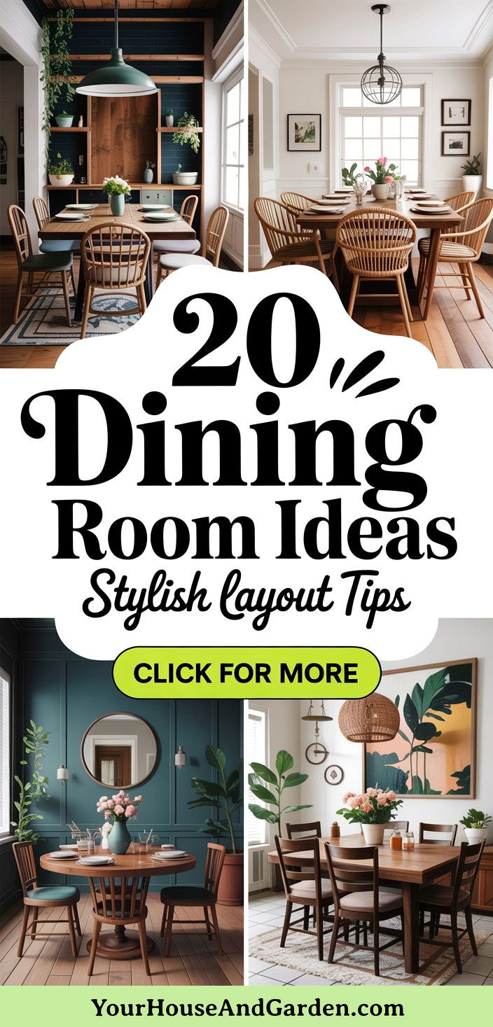 20 Dining Room Ideas Stylish Layouts and Decor Tips
