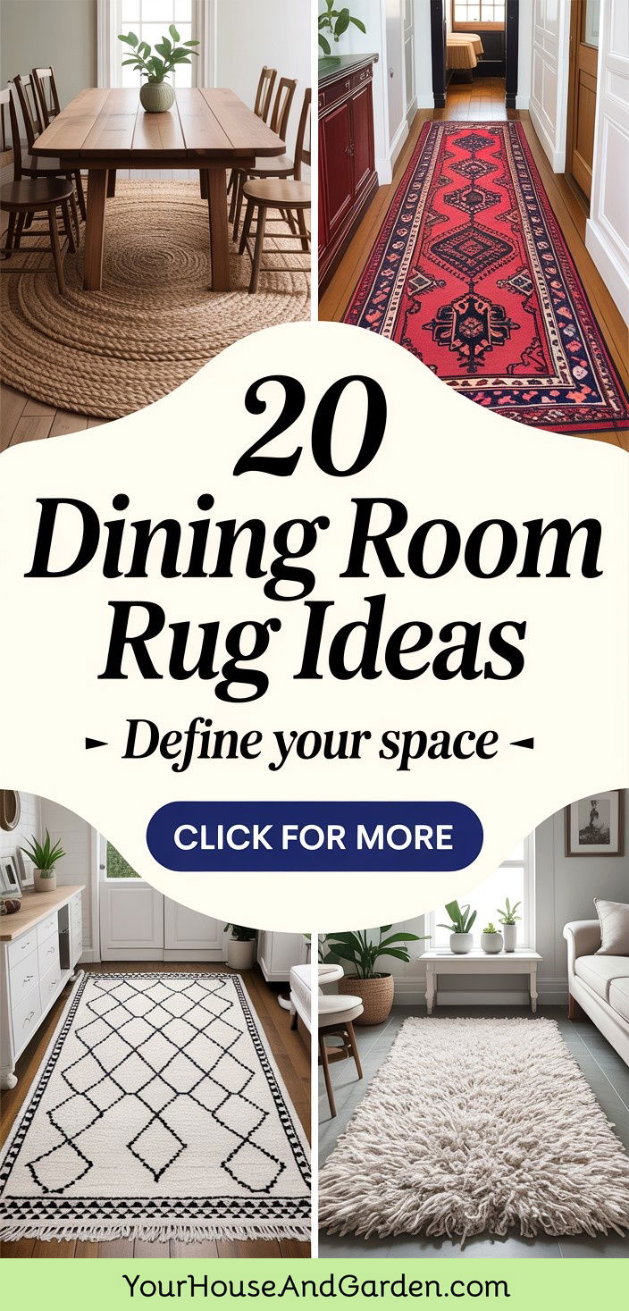 20 Dining Room Rug Ideas to Define Your Gathering Space - 20 Dining Room Rug Ideas to Define Your Gathering Space