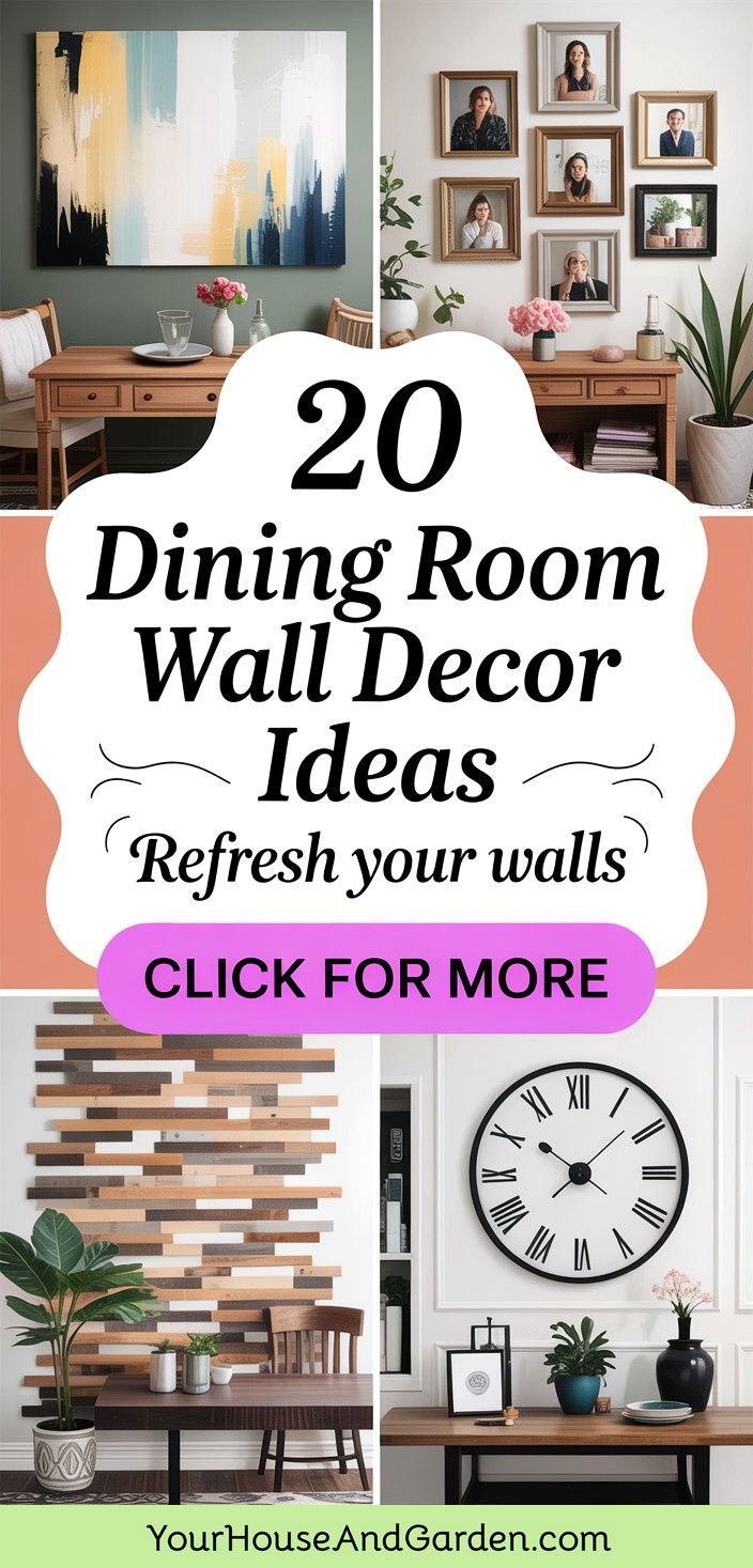 20 Dining Room Wall Decor Ideas to Refresh Your Space - 20 Dining Room Wall Decor Ideas to Refresh Your Space