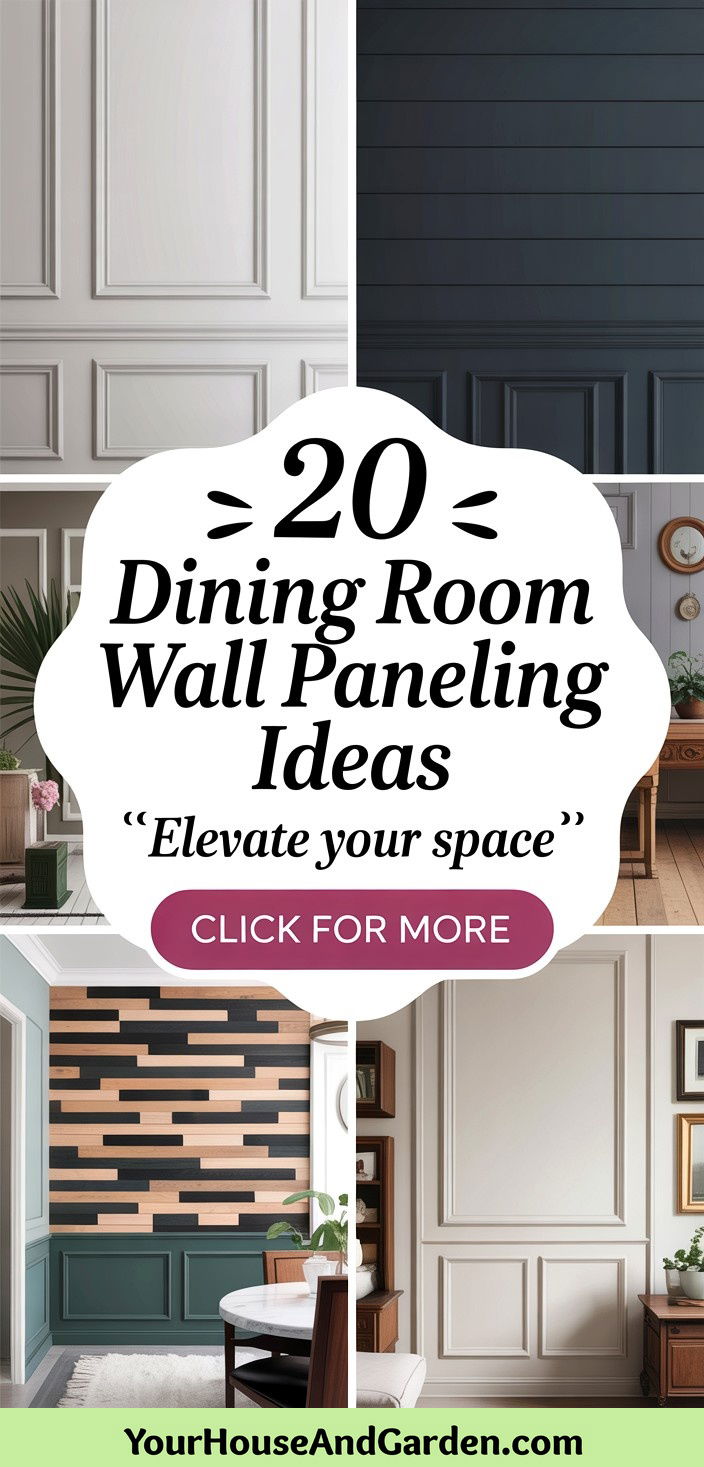 20 Dining Room Wall Paneling Ideas to Elevate Your Space - 20 Dining Room Wall Paneling Ideas to Elevate Your Space