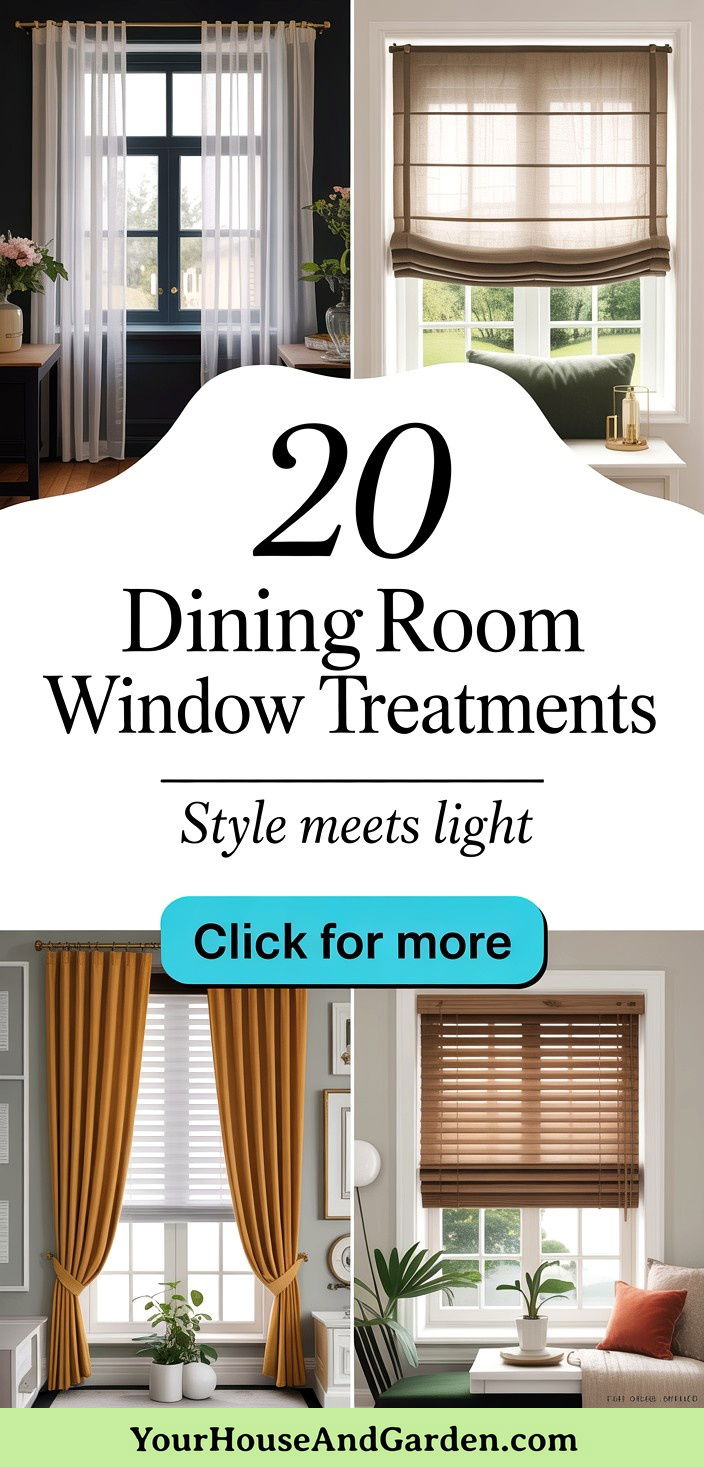 20 Dining Room Window Treatments Style Meets Light Control