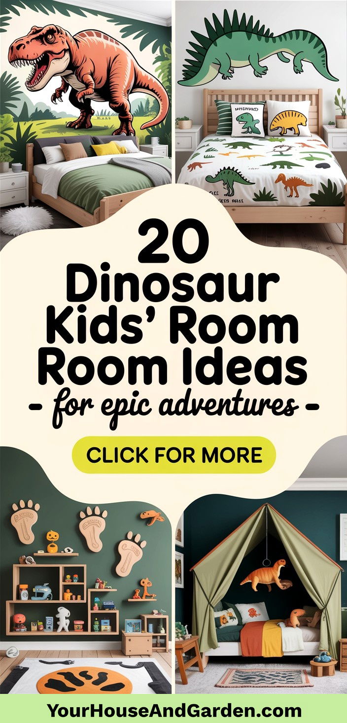 20 Dinosaur Kids Room Ideas for Prehistoric Adventures - 20 Dinosaur Kids' Room Ideas for Prehistoric Adventures