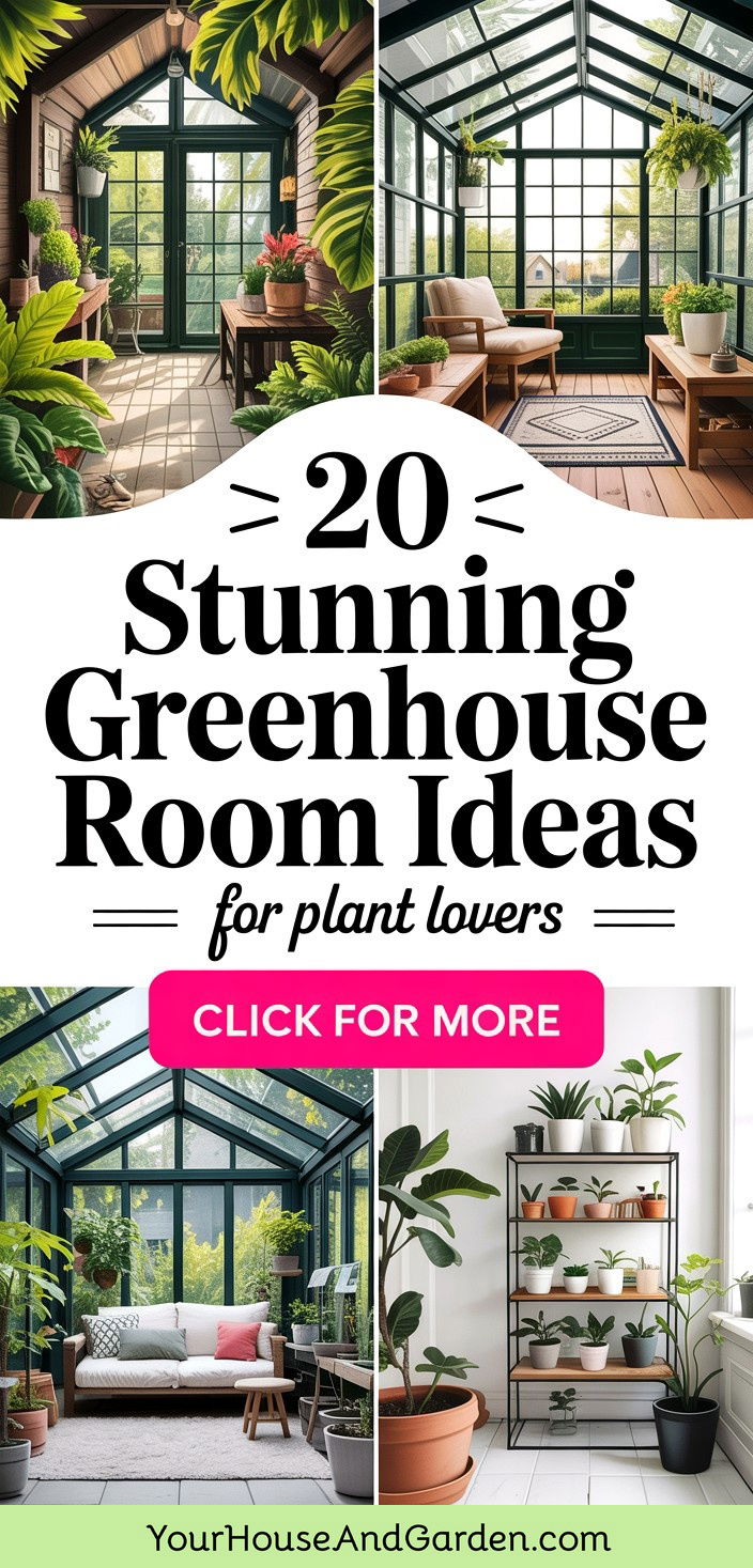 Discover 20 Stunning Greenhouse Room Ideas for Plant Lovers - Discover 20 Stunning Greenhouse Room Ideas for Plant Lovers
