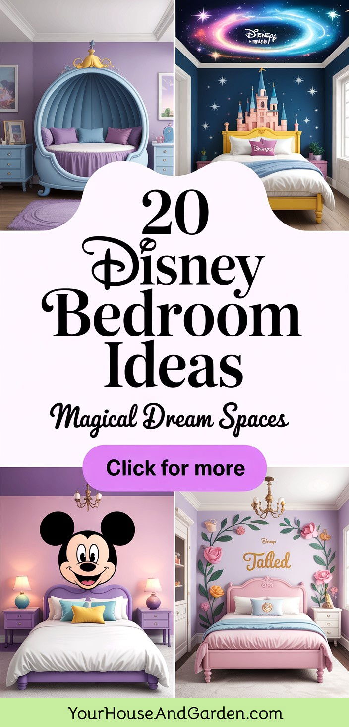 20 Disney Bedroom Ideas for Magical Dream Spaces - 20 Disney Bedroom Ideas for Magical Dream Spaces