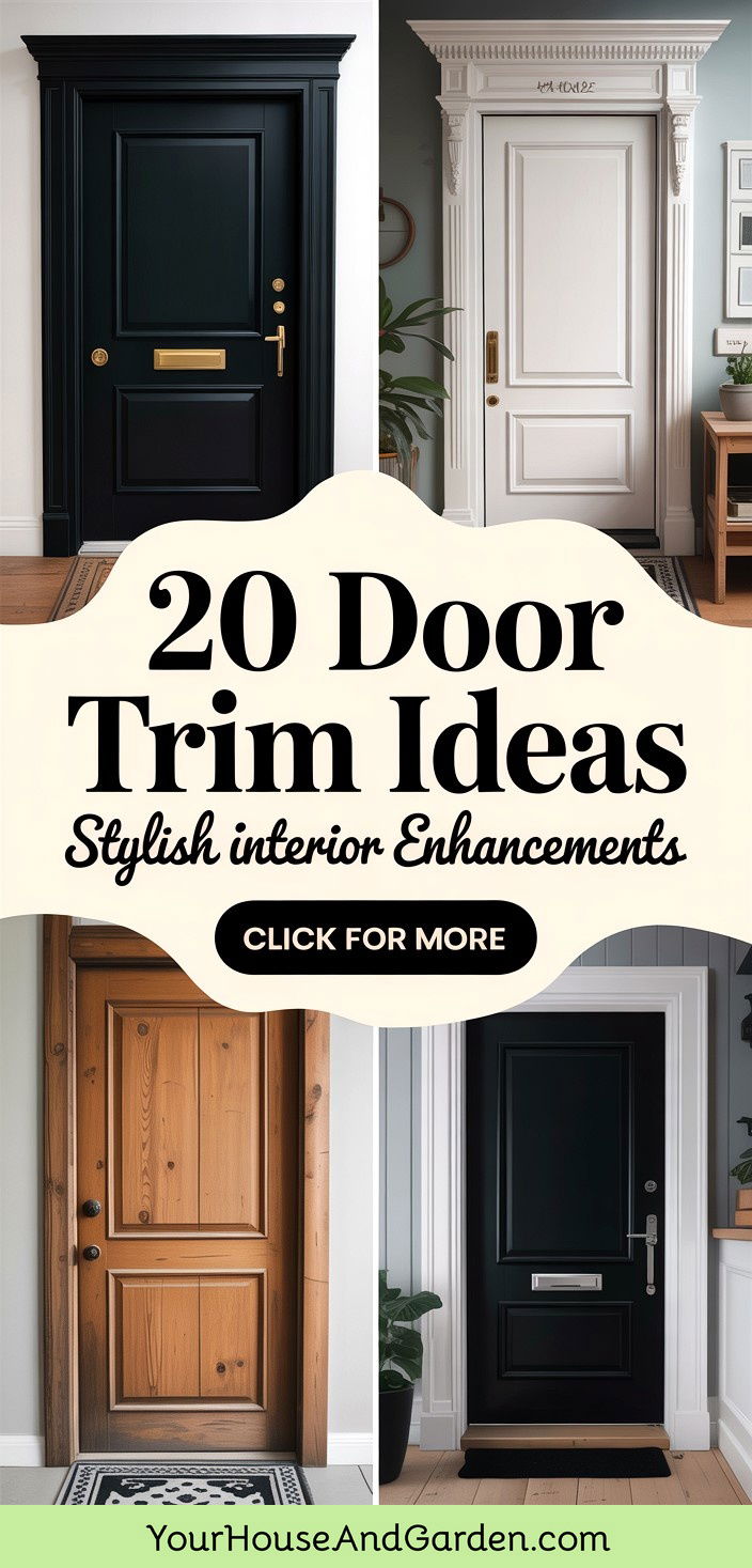 20 Door Trim Ideas Stylish Enhancements for Interior Design