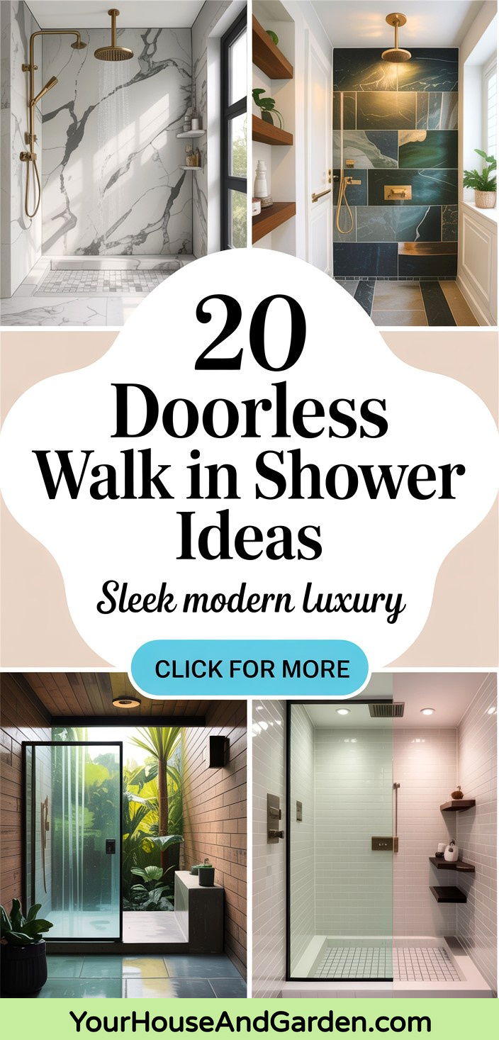 20 Doorless Walk In Shower Ideas for Modern Bathroom Elegance - 20 Doorless Walk In Shower Ideas for Modern Bathroom Elegance