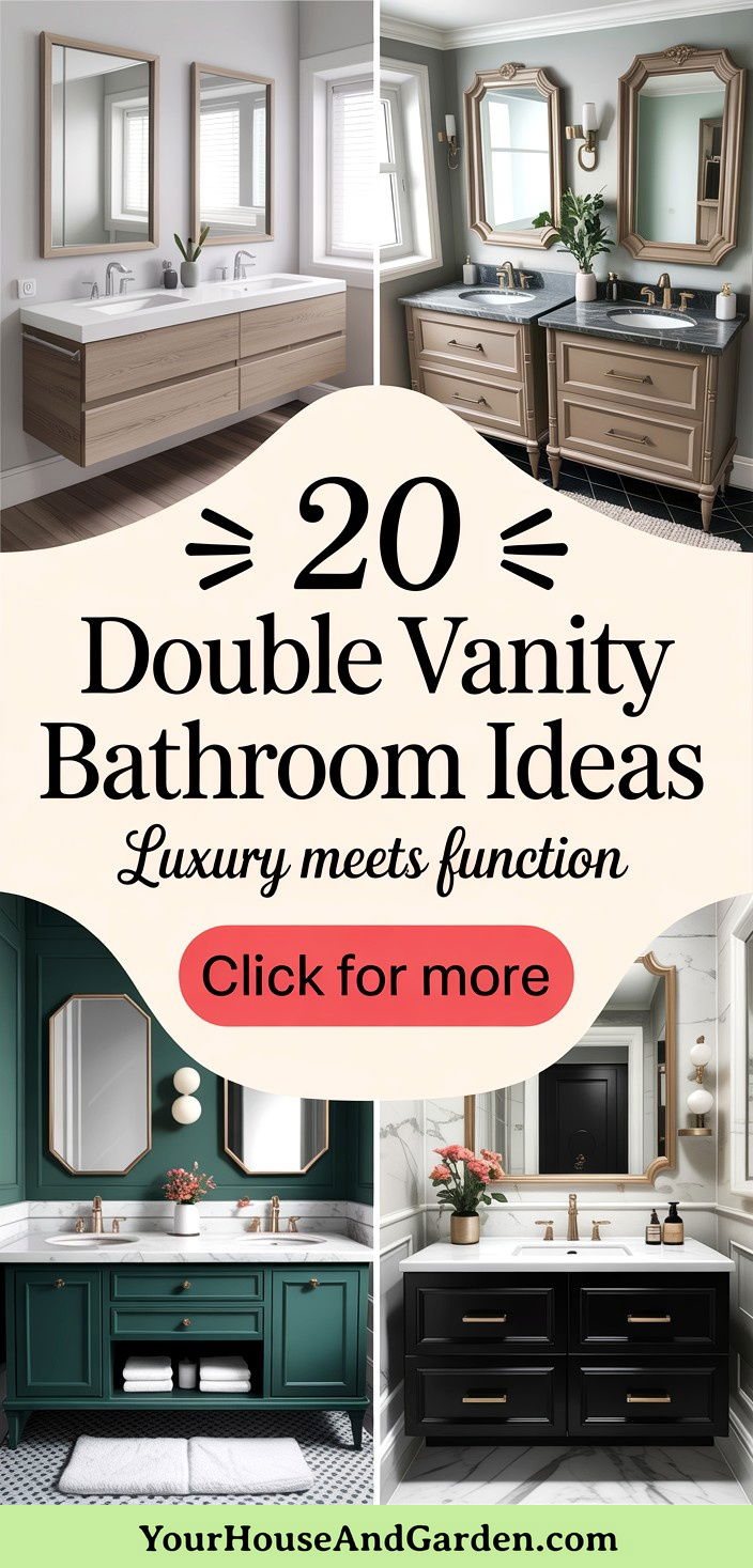 20 Double Vanity Bathroom Ideas Luxury Meets Practical Function