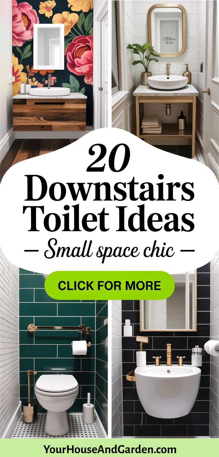 20 Downstairs Toilet Ideas Maximize Small Bathroom Space