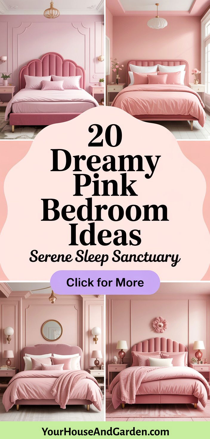 20 Dreamy Pink Bedroom Ideas for Serene Sanctuaries - 20 Dreamy Pink Bedroom Ideas for Serene Sanctuaries