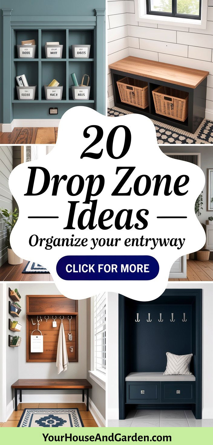 20 Drop Zone Ideas Organize Your Entryway Efficiently