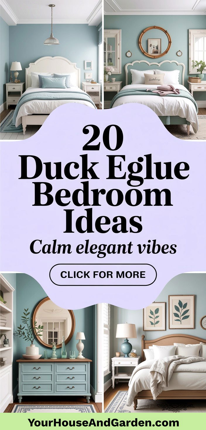 20 Duck Egg Blue Bedroom Ideas for a Calming Elegant Retreat - 20 Duck Egg Blue Bedroom Ideas for a Calming, Elegant Retreat