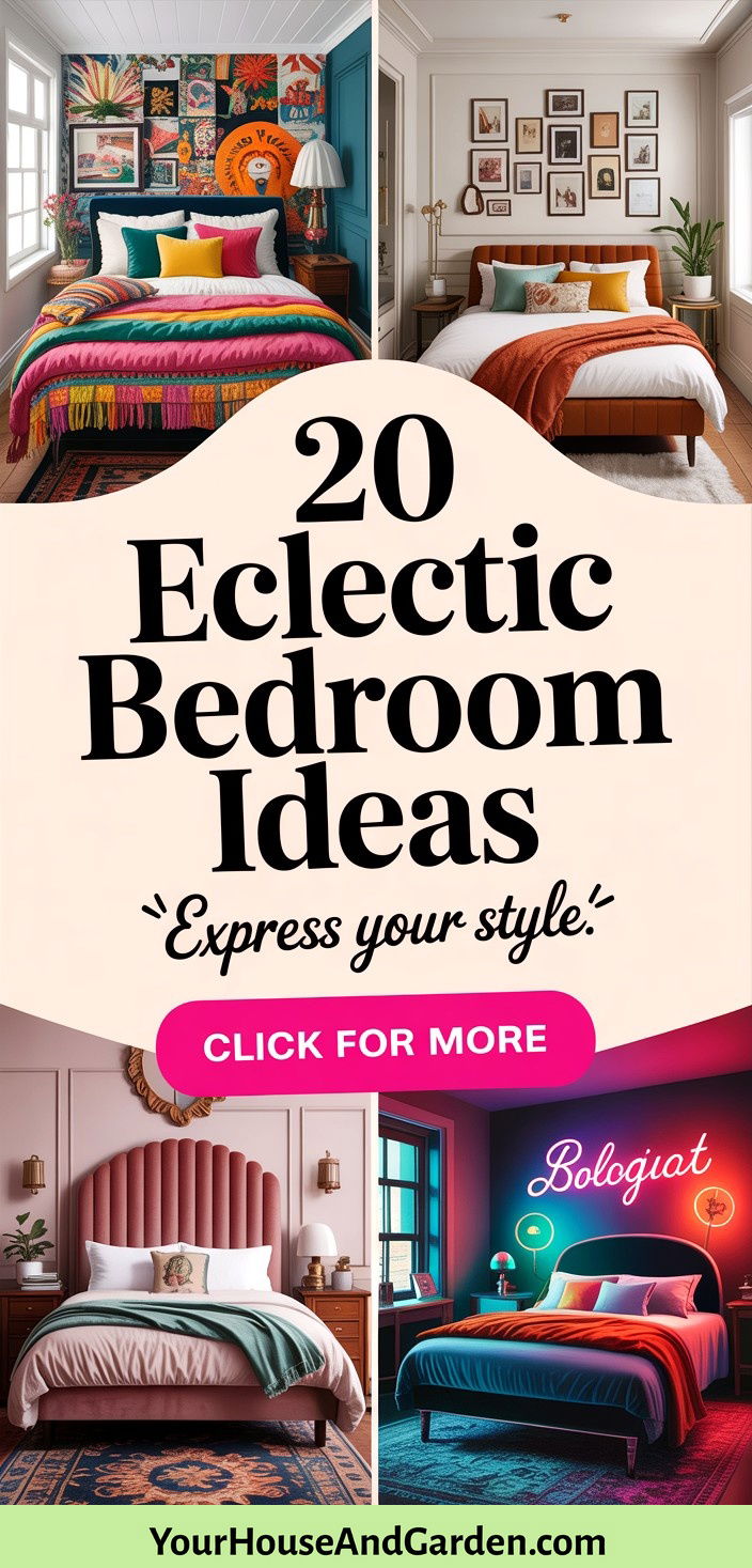 20 Eclectic Bedroom Ideas Mixing Styles for Unique Spaces