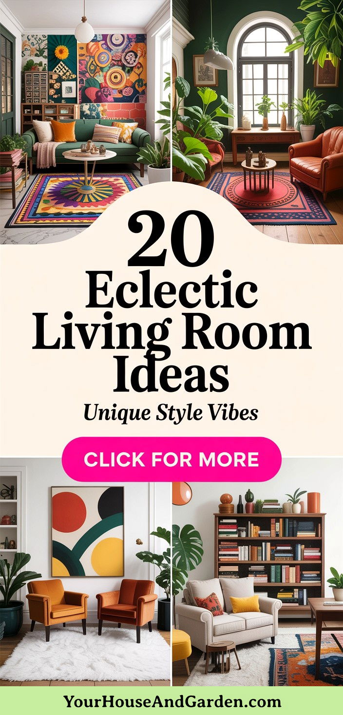20 Eclectic Living Room Ideas Unique Style Inspirations