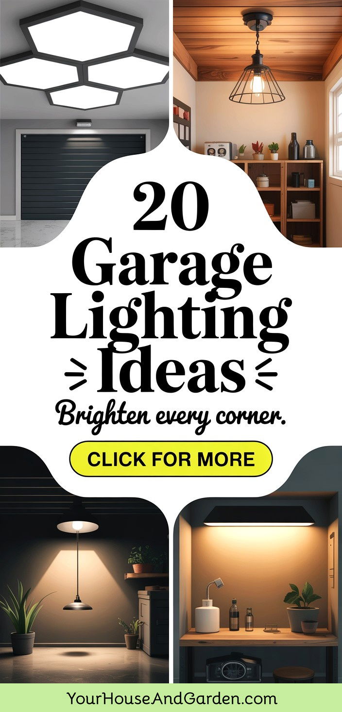 20 Effective Garage Lighting Ideas for a Brighter Space - 20 Effective Garage Lighting Ideas for a Brighter Space