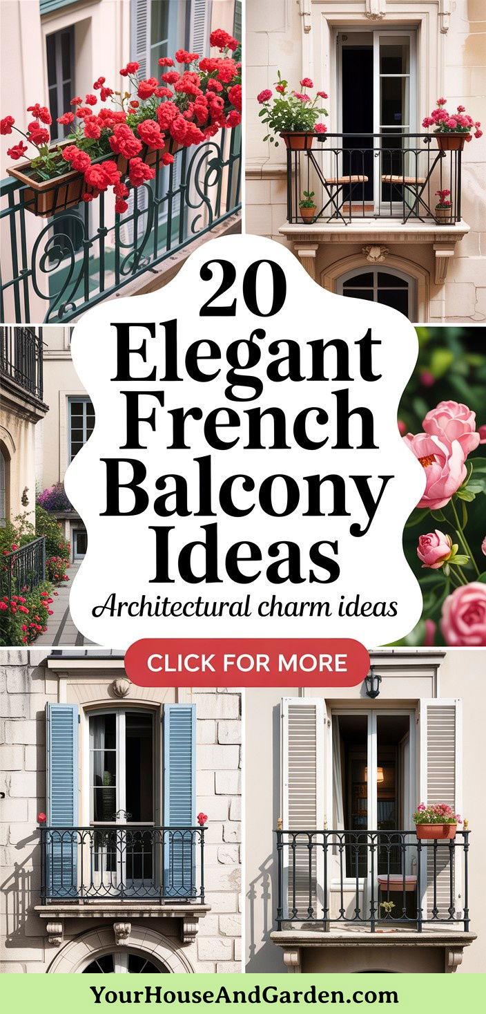 20 Elegant French Balcony Ideas for Architectural Charm - 20 Elegant French Balcony Ideas for Architectural Charm