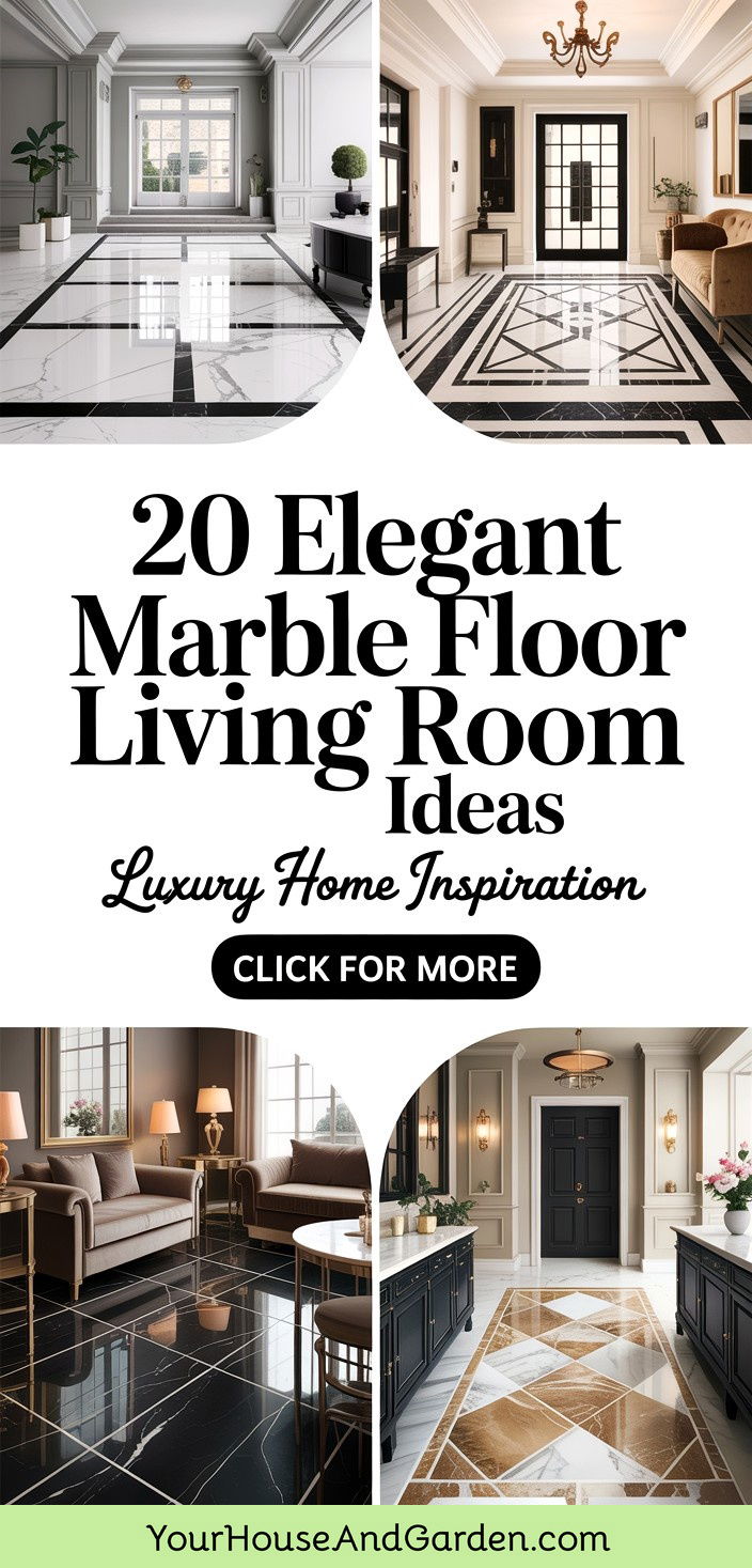 20 Elegant Marble Floor Living Room Ideas for Luxury Homes - 20 Elegant Marble Floor Living Room Ideas for Luxury Homes
