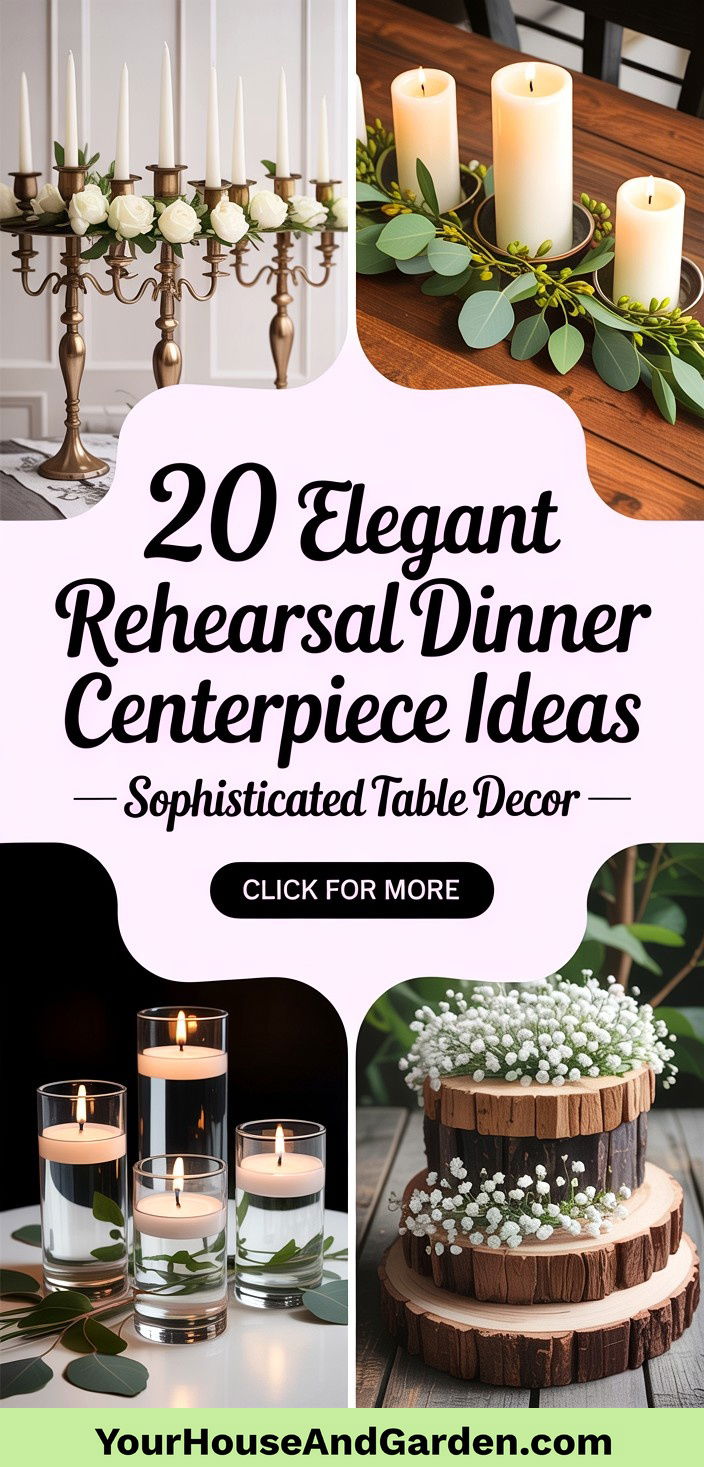 20 Elegant Rehearsal Dinner Centerpiece Ideas Tonight - 20 Elegant Rehearsal Dinner Centerpiece Ideas Tonight
