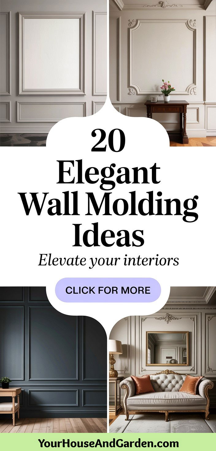 20 Elegant Wall Molding Ideas to Elevate Your Interiors - 20 Elegant Wall Molding Ideas to Elevate Your Interiors