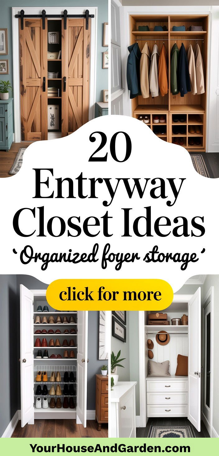 20 Entryway Closet Ideas Maximize Space and Organization