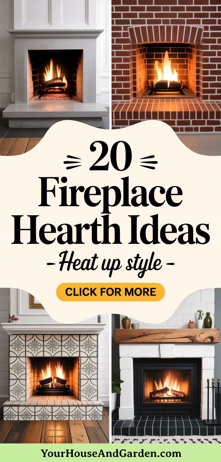 Explore 20 Fireplace Hearth Ideas for a Warmer Home - Explore 20 Fireplace Hearth Ideas for a Warmer Home