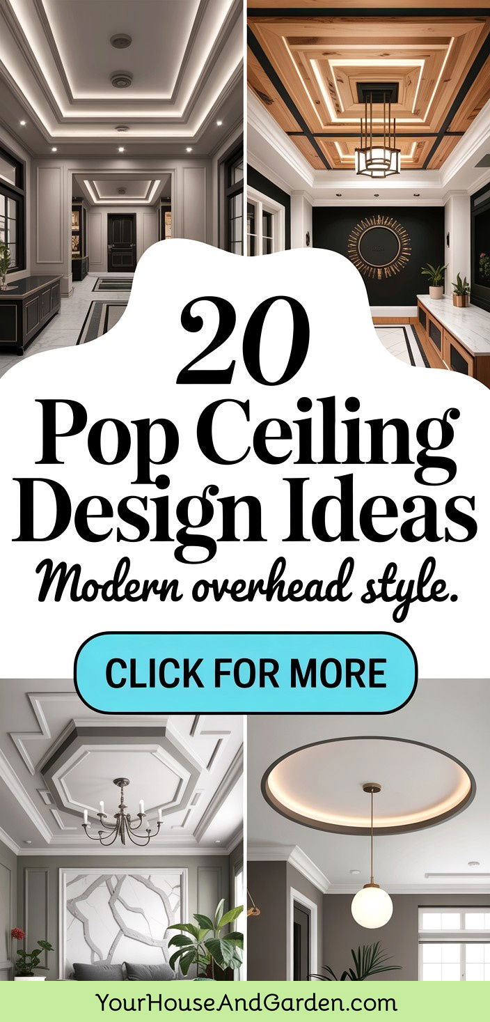 Explore 20 Pop Ceiling Design Ideas for Modern Home Interiors - Explore 20 Pop Ceiling Design Ideas for Modern Home Interiors