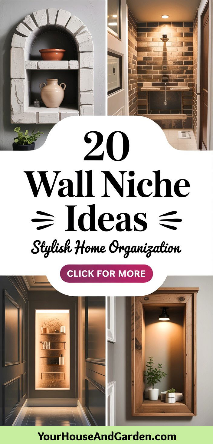 Explore 20 Wall Niche Ideas for Stylish Home Organization - Explore 20 Wall Niche Ideas for Stylish Home Organization