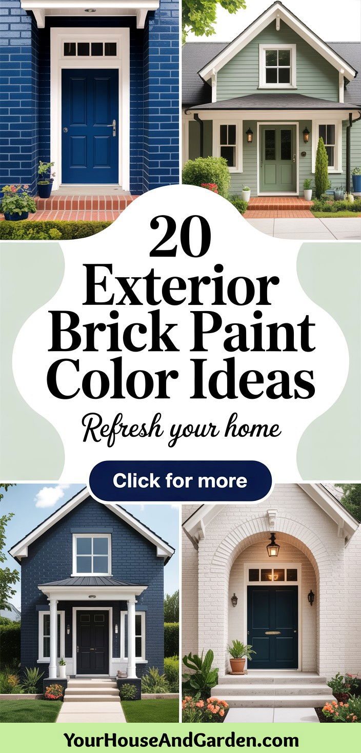 20 Exterior Brick Paint Color Ideas Refresh Your Home