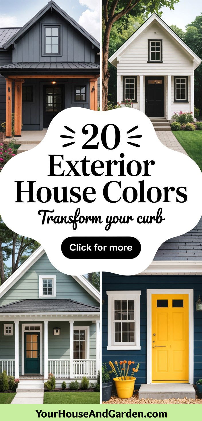 20 Exterior House Colors and Inspiration for Your Home - 20 Exterior House Colors & Inspiration for Your Home
